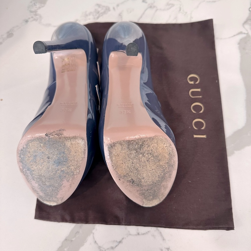 Gucci Patent Leather Platform Mary Jane - Picture 2 of 5